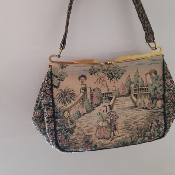 Vintage style Tapestry handbag - Picture 6 of 12